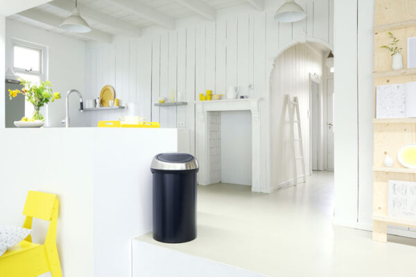 Touch Bin 60 liter mat zwart, mat RVS - VB 402548 - Afbeelding 6