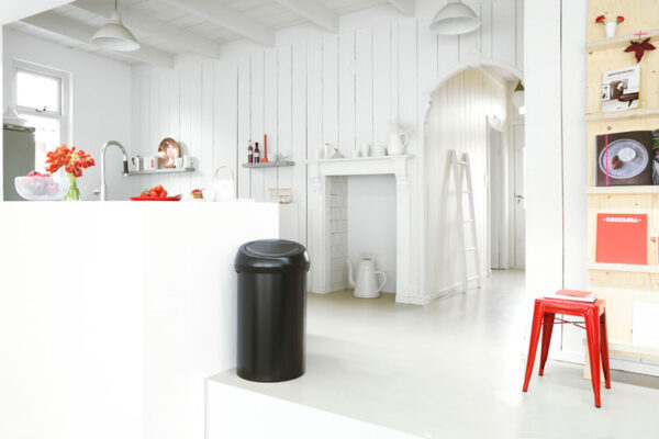 Touch Bin 60 liter mat zwart - VB 402562 - Afbeelding 4