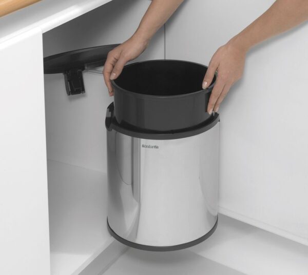 Inbouwafvalemmer Built-In 15 liter chroom - VB 418181 - Afbeelding 4