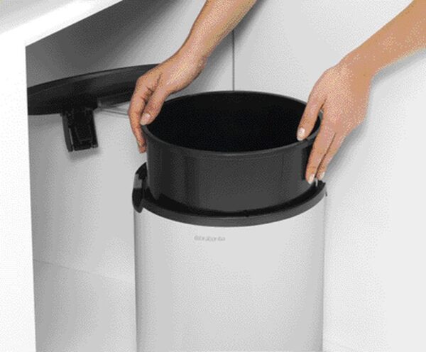 Inbouwafvalemmer Built-In 15 liter wit, zwart - VB 428081 - Afbeelding 2