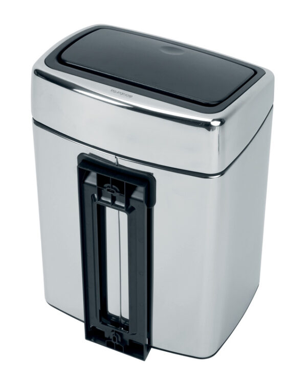 Touch bin 10 liter chroom - VB 477201 - Afbeelding 3