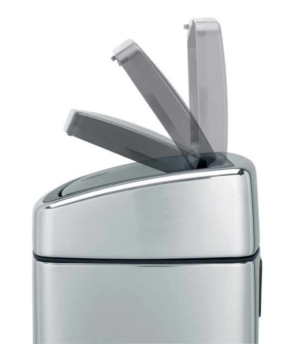 Touch bin 10 liter chroom - VB 477201 - Afbeelding 4