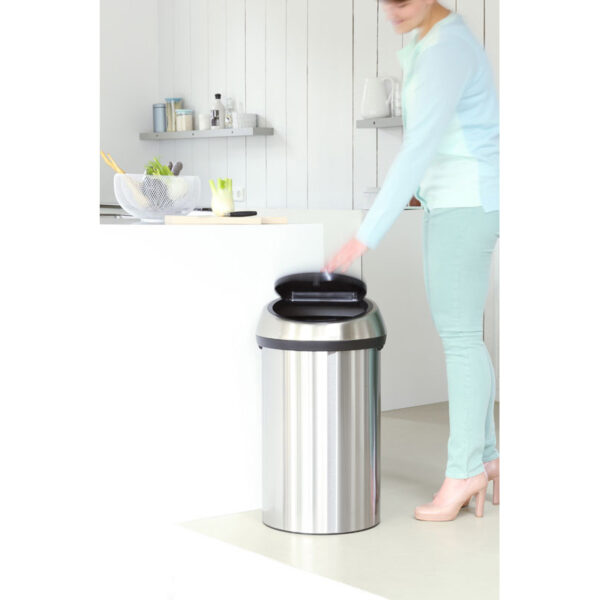 Touch Bin 60 liter mat RVS FFP - VB 484506 - Afbeelding 5