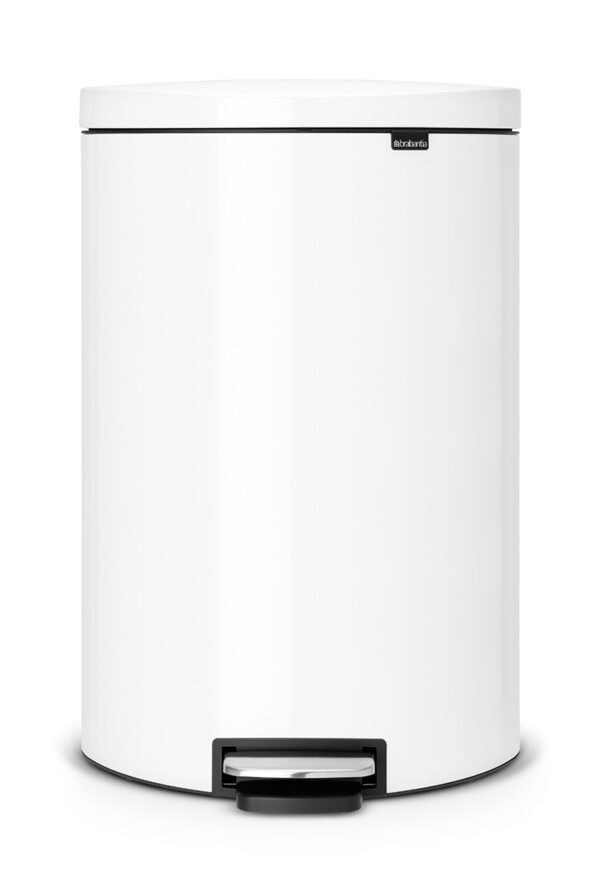 Pedaalemmer FlatBack+ 40 liter Wit - Flatback
