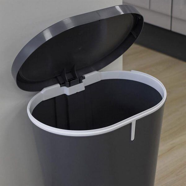 Pedaalemmer Zamora 25 liter antraciet - VB 016170 - Afbeelding 2