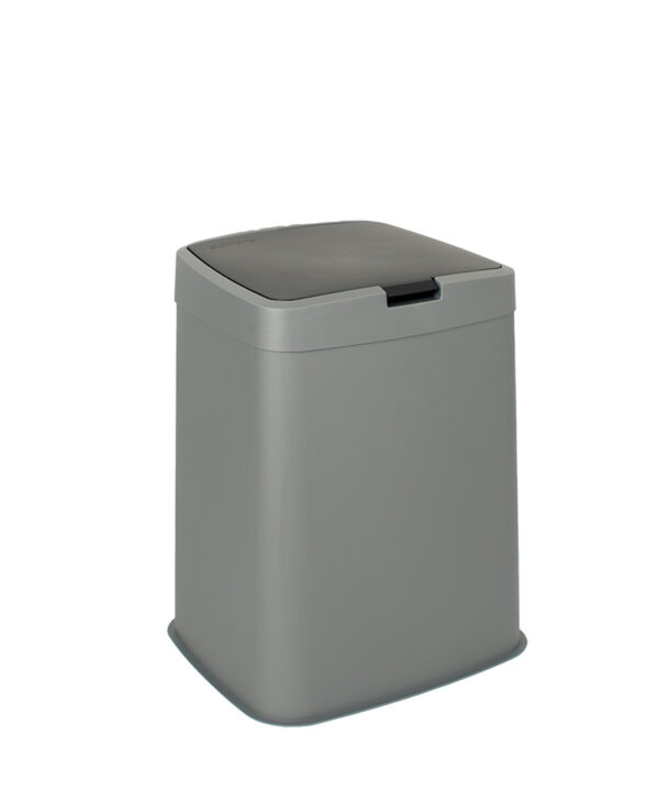 Afvalbak 70 liter grijs, zwart - VB 140066
