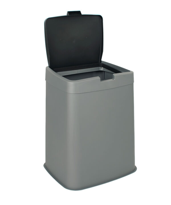 Afvalbak 70 liter grijs, zwart - VB 140066 - Afbeelding 2