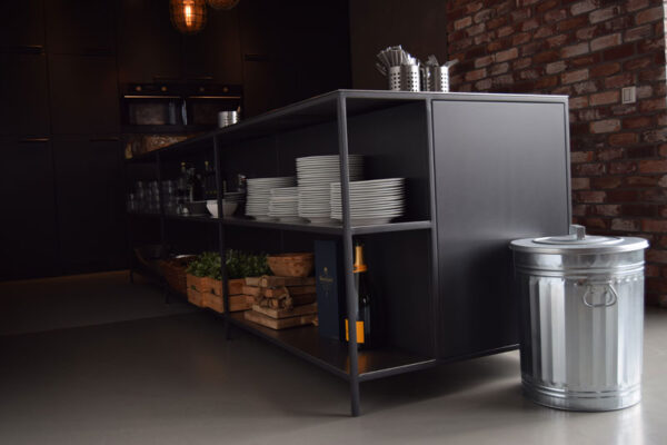 VB 310015 verzinkt Trashcan 54ltr. - Afbeelding 6