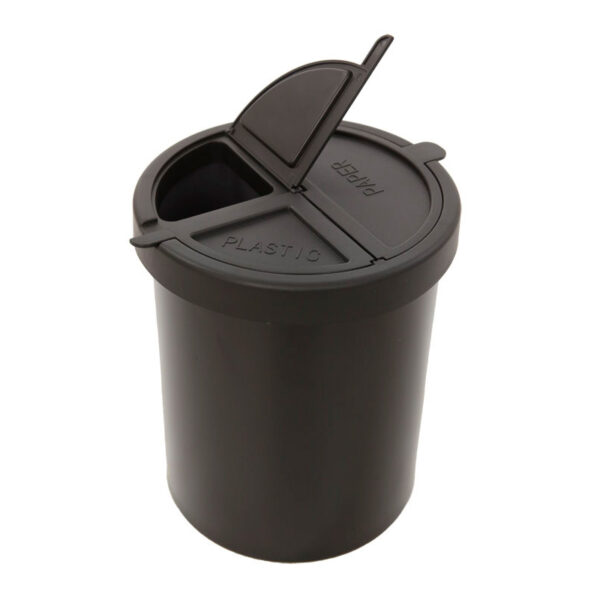 Ronde papierbak 15 liter zwart - VB 100100 - Afbeelding 2