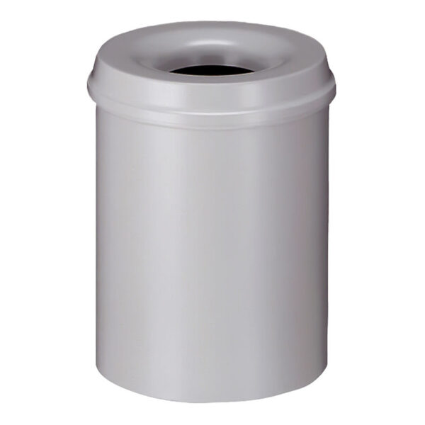 Vlamdovende papierbak 15 liter grijs - VB 101500