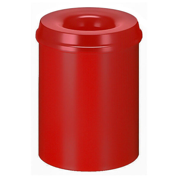 Vlamdovende papierbak 15 liter rood - VB 101500
