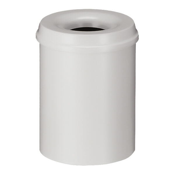 Vlamdovende papierbak 15 liter grijswit (R9002) - VB 101500