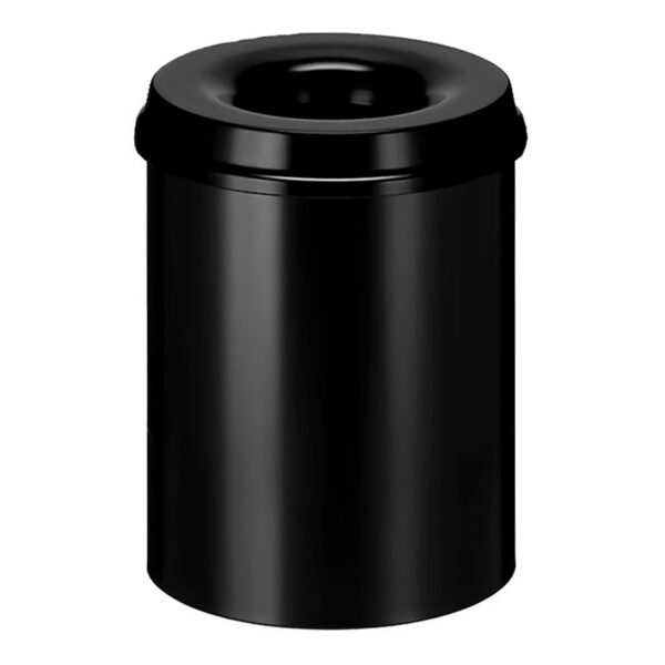 Vlamdovende papierbak 15 liter zwart - VB 101500