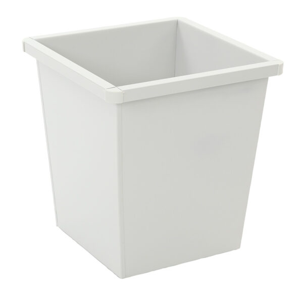 Vierkant tapse papierbak grijs - VB 102700