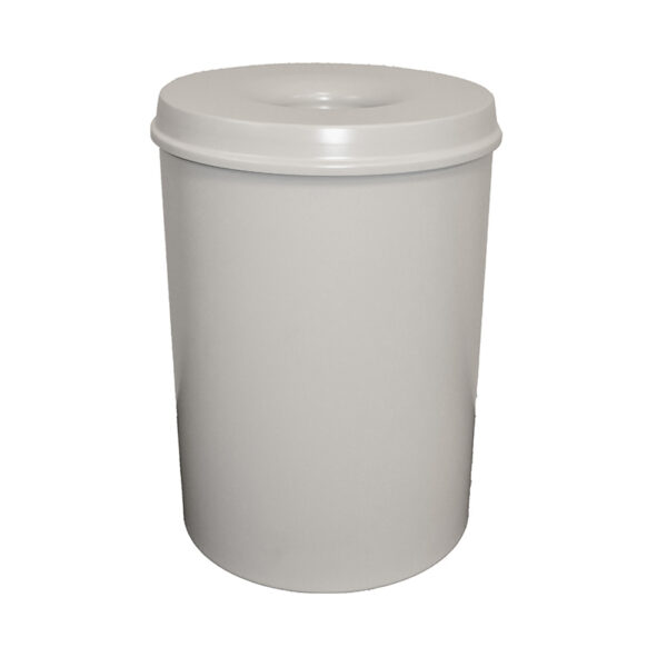 Vlamdovende papierbak 30 liter grijs - VB 103000