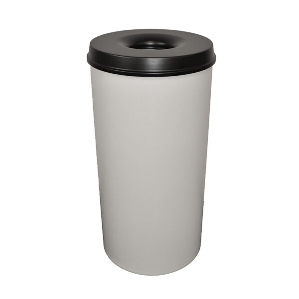 Vlamdovende papierbak 50 liter grijs, zwart - VB 105000