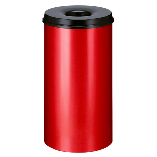 Vlamdovende papierbak 50 liter rood, zwart - VB 105000