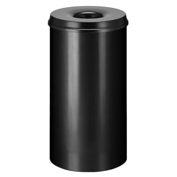 Vlamdovende papierbak 50 liter zwart - VB 105000