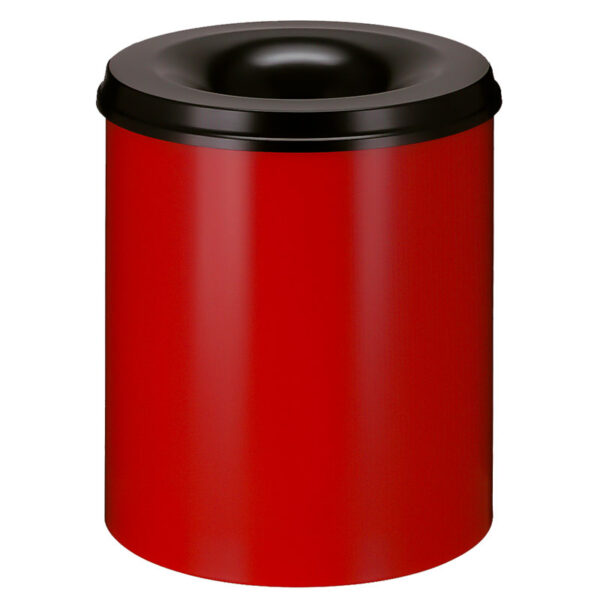 Vlamdovende papierbak 80 liter rood, zwart - VB 108000