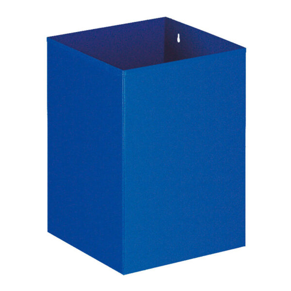 Vierkante papierbak blauw - VB 110200