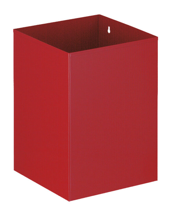 Vierkante papierbak rood - VB 110200