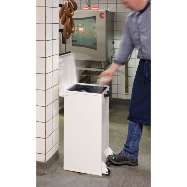 Mobiele Carro-Kick 110 liter wit - VB 910010 - Afbeelding 3