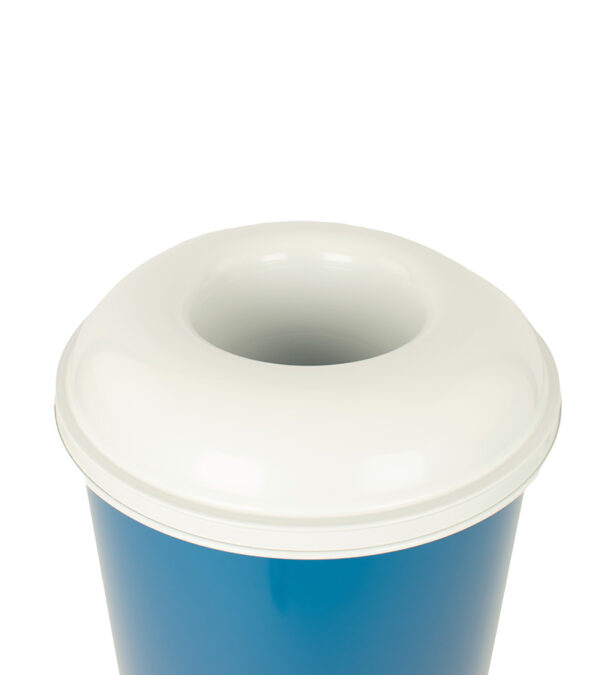 Vlamdovende Papierbak 200 liter blauw, grijs - VB 204000 - Afbeelding 2