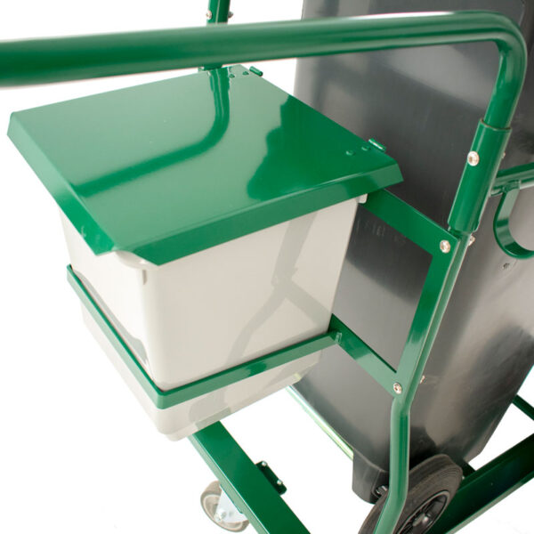 Containerkar compleet met 2x 120 liter container en accessoires groen - VB 950500 - Afbeelding 4