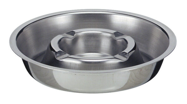 Asbak Ø17 cm RVS - VB 521301
