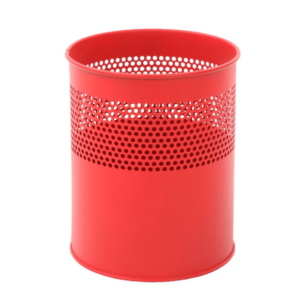 Half geperforeerde papierbak 10 liter rood - VB 270510