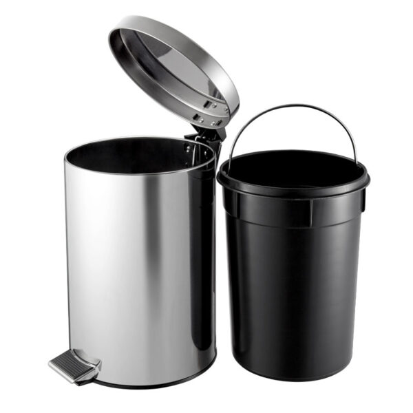 Pedaalemmer 3 liter RVS - VB 222203 - Afbeelding 3
