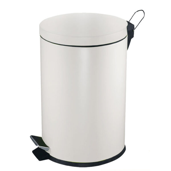 Pedaalemmer 5 liter wit - VB 222205