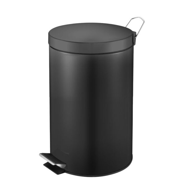 Pedaalemmer 12 liter zwart - VB 222212