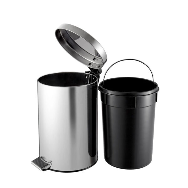 Pedaalemmer 12 liter RVS - VB 222212 - Afbeelding 3
