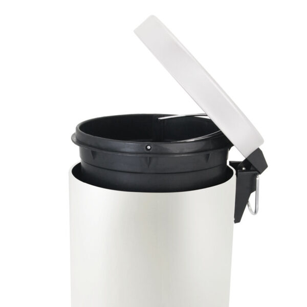 Pedaalemmer 20 liter wit - VB 222220 - Afbeelding 2
