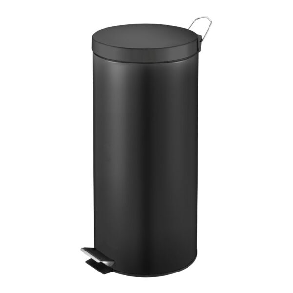 Pedaalemmer 30 liter zwart - VB 222230