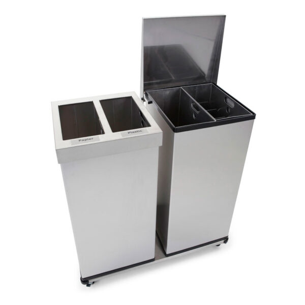 Carro-Lift Recycling 2x52,5 liter mat RVS - VB 018543 - Afbeelding 5
