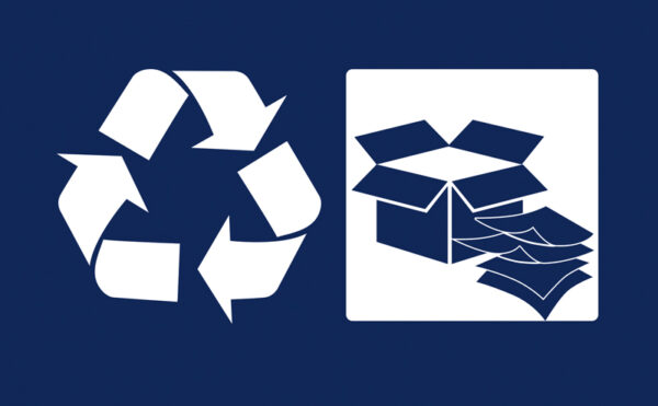 Stickerset afvalscheiding blauw, rood - VB 033681 - Afbeelding 2