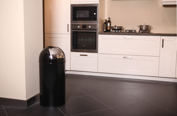 Pushcan 40 liter zwart - VB 404550 - Afbeelding 3