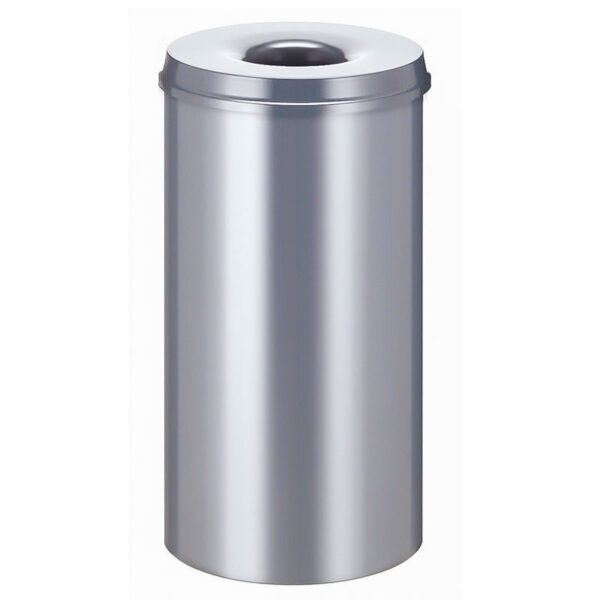 Vlamdovende papierbak 50 liter zilver - VB 105000