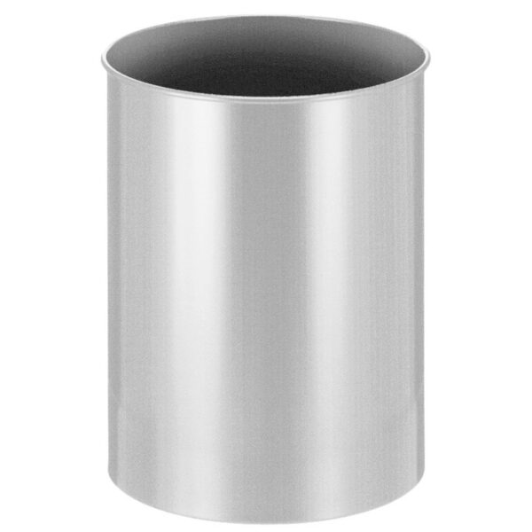 Ronde papierbak 30 liter zilver - VB 100300