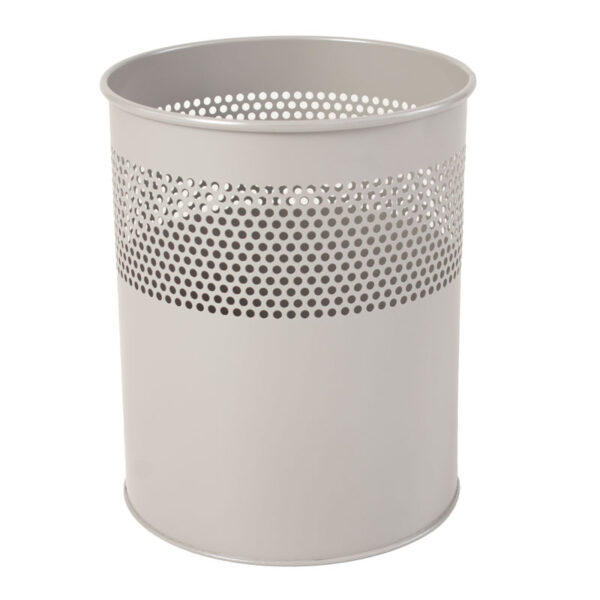 Half geperforeerde papierbak 15 liter aluminium - VB 270520