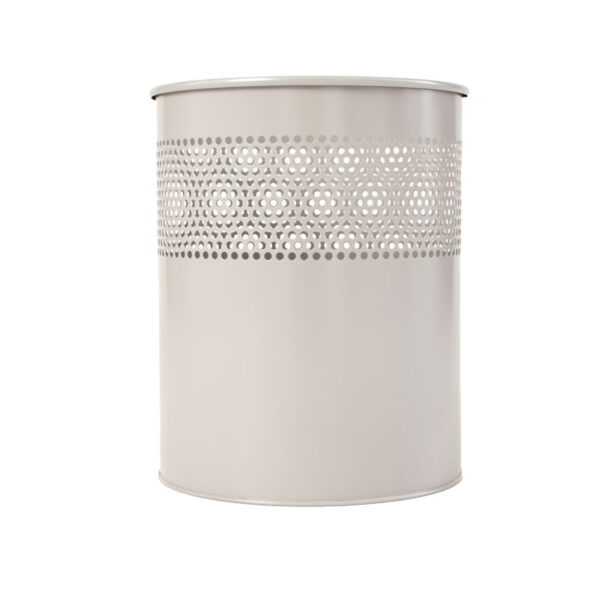 Half geperforeerde papierbak 15 liter aluminium - VB 270520 - Afbeelding 2