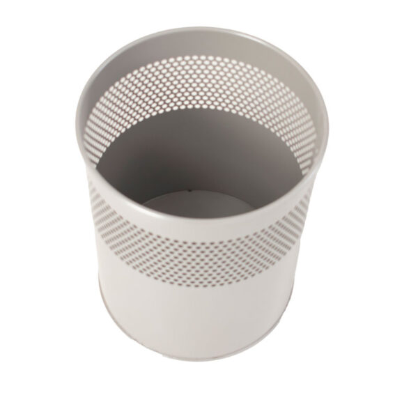 Half geperforeerde papierbak 15 liter aluminium - VB 270520 - Afbeelding 3