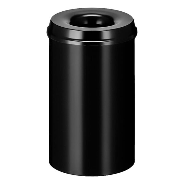 Vlamdovende papierbak 20 liter zwart - VB 102500