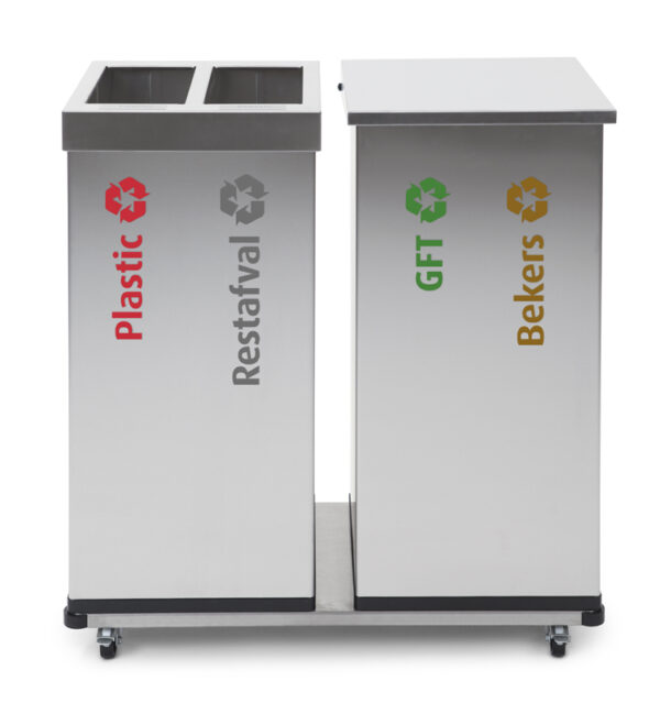 Recycling stickerset NL voor Carro rood, grijs, groen, geel - VB 034833 - Afbeelding 2