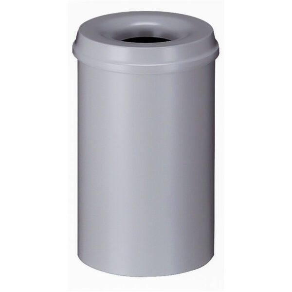 Vlamdovende papierbak 20 liter grijs - VB 102500