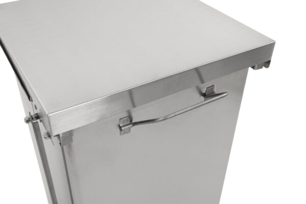Industriële pedaalemmer 45 liter mat RVS - VB 058105 - Afbeelding 4