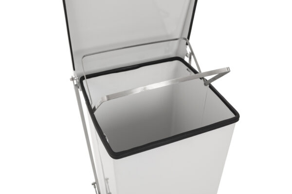 Industriële pedaalemmer 90 liter wit - VB 058136 - Afbeelding 2
