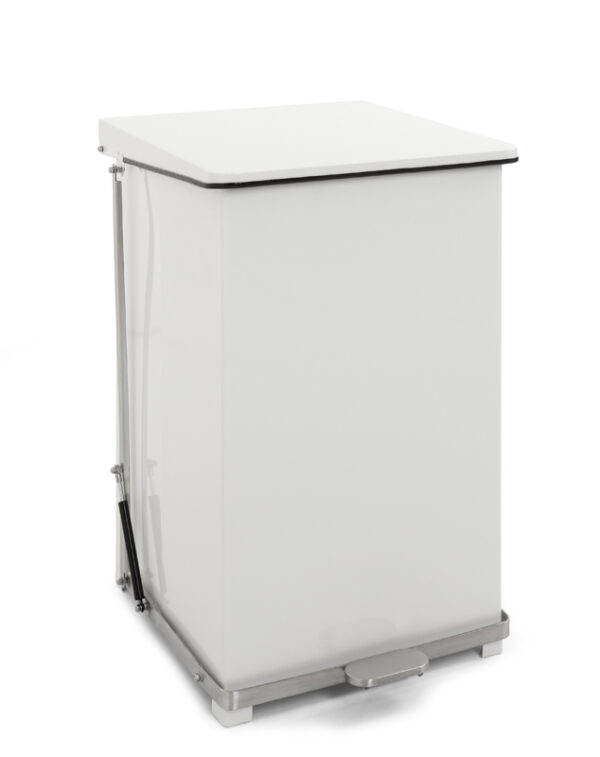 Industriële pedaalemmer 152 liter wit - VB 058150